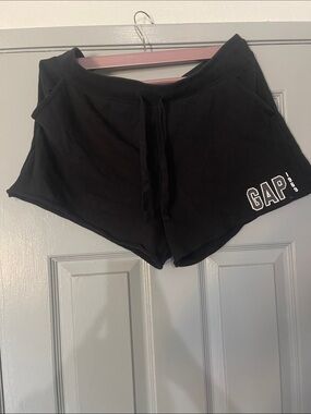 GAP Black Women's Drawstring Athletic Lounge Shorts